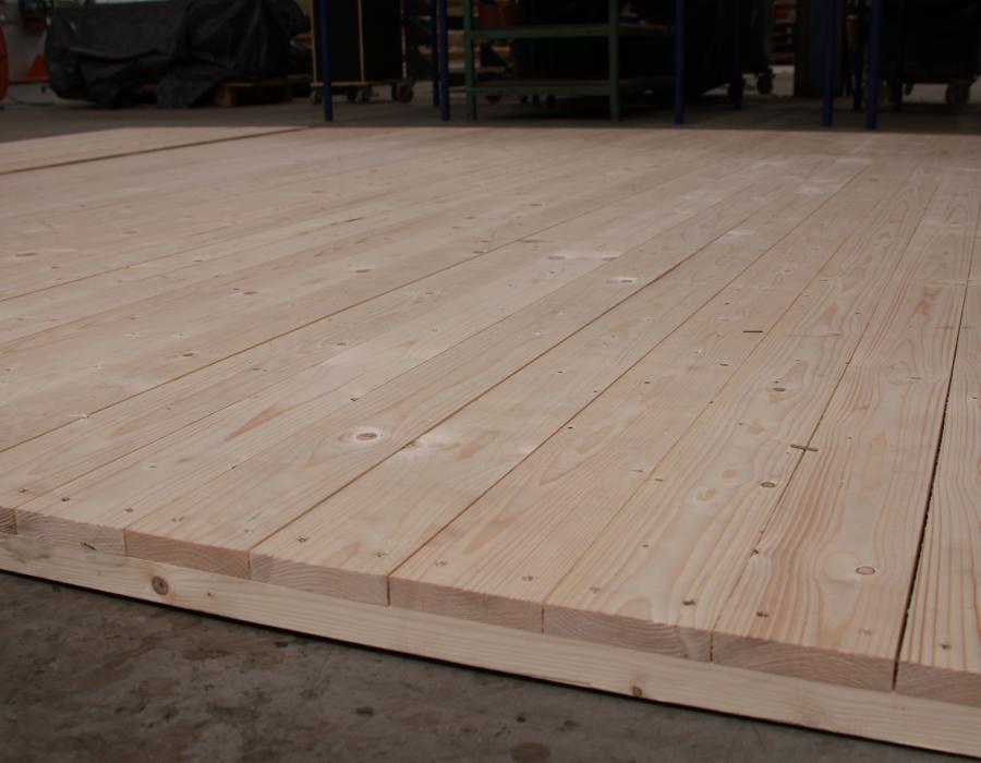 Houten Vlondervloer eigen productie