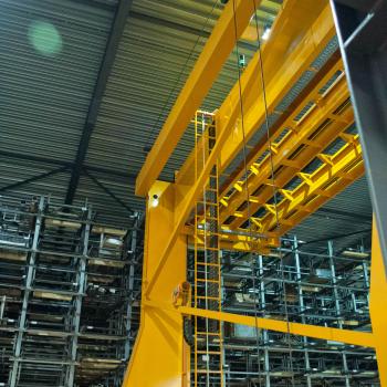 Automatische magazijn wagen voor profielen 7meter