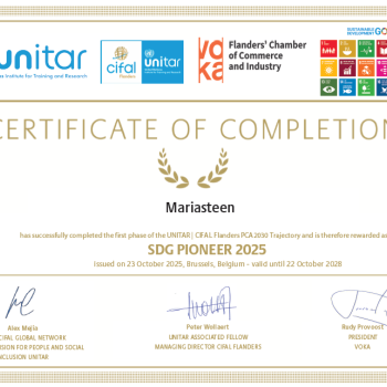 SDG Pioneer 2025