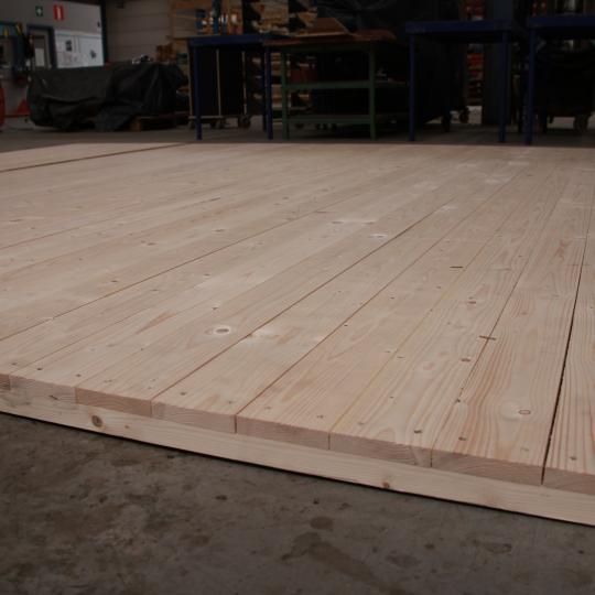 Houten Vlondervloer eigen productie